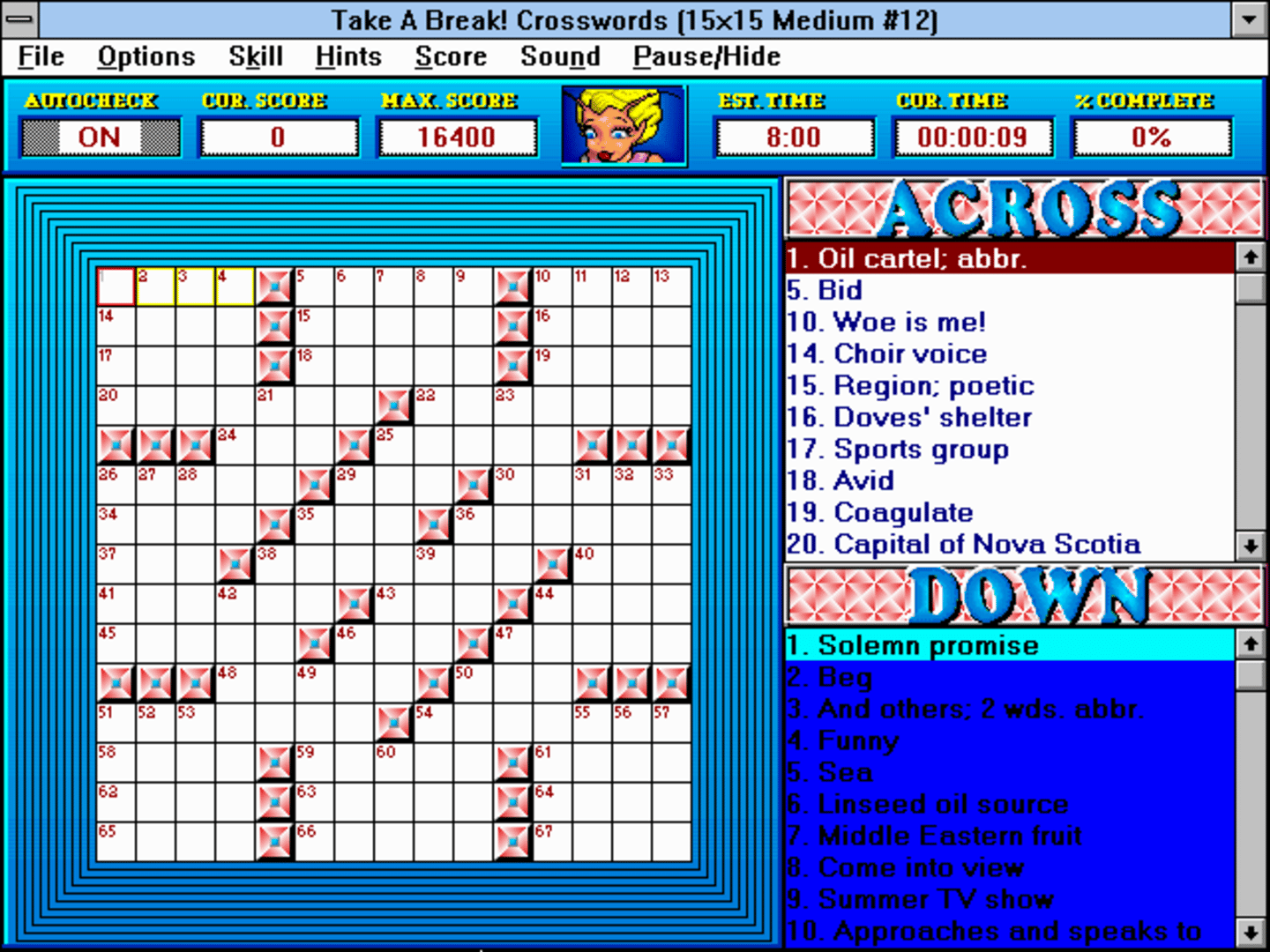 Take a Break! Crosswords screenshot