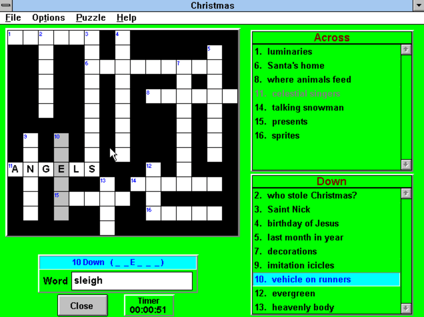 Crosswords & More for Windows screenshot