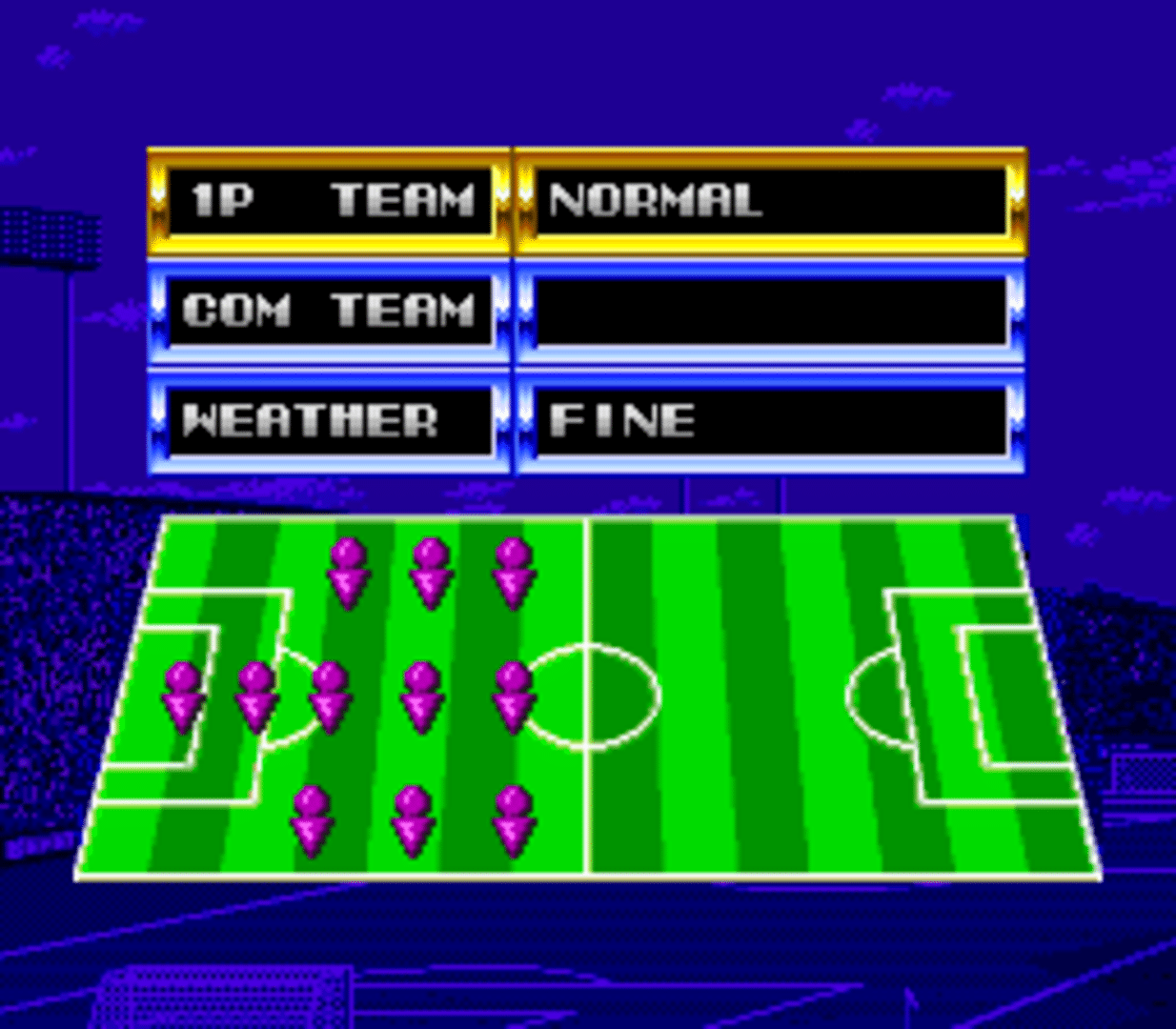 Tecmo World Cup Super Soccer screenshot