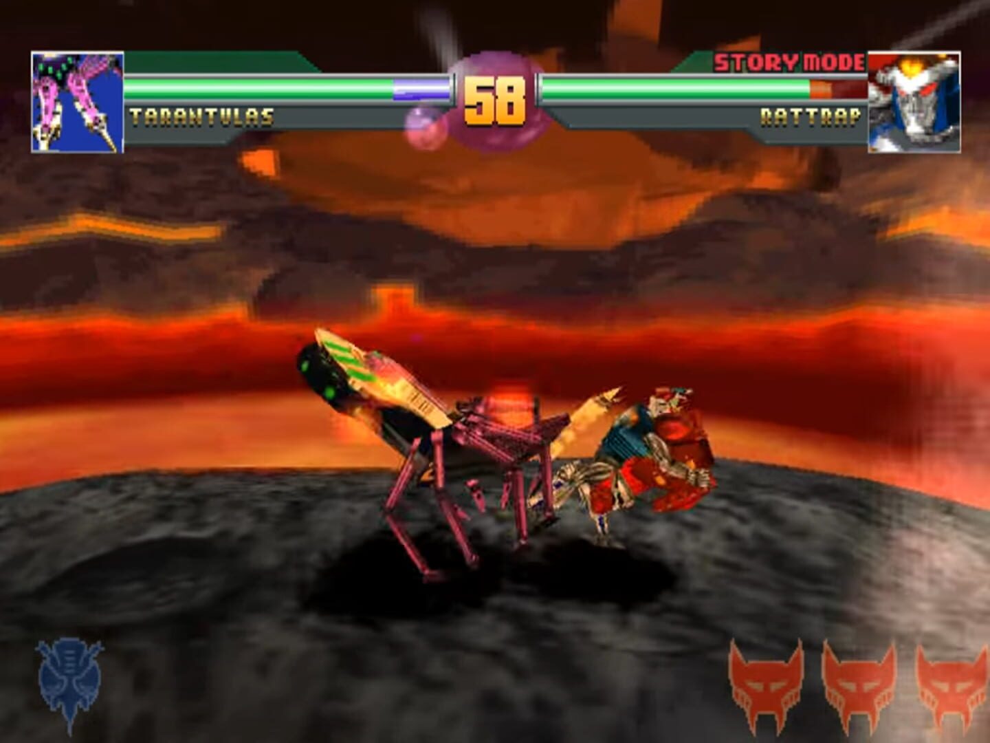 Captura de pantalla - Transformers: Beast Wars Transmetals