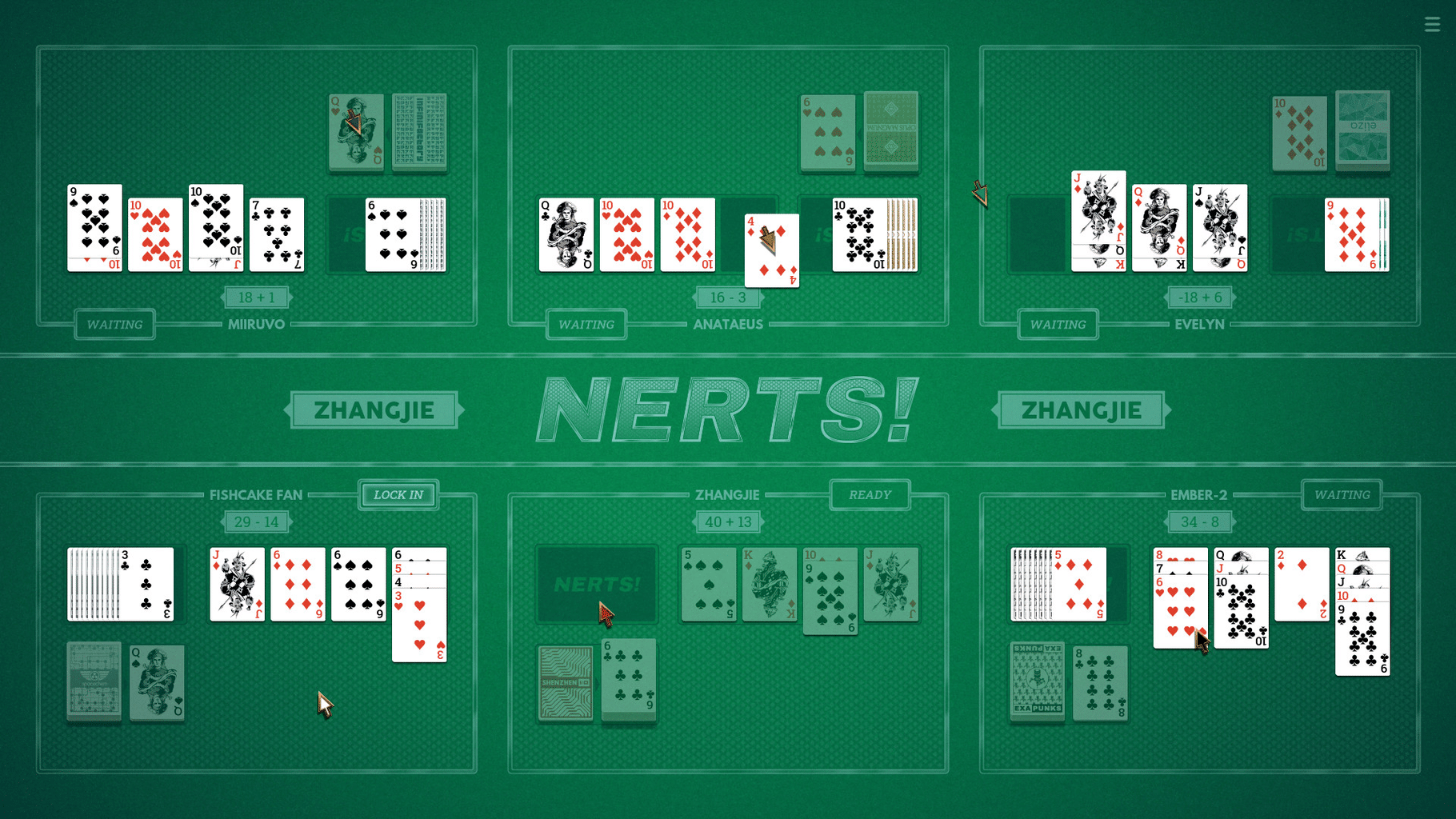 Nerts!: Online screenshot