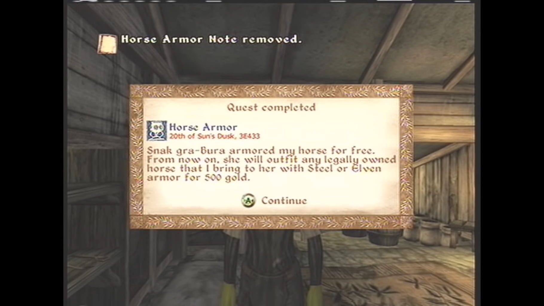 Captura de pantalla - The Elder Scrolls IV: Oblivion - Horse Armor Pack