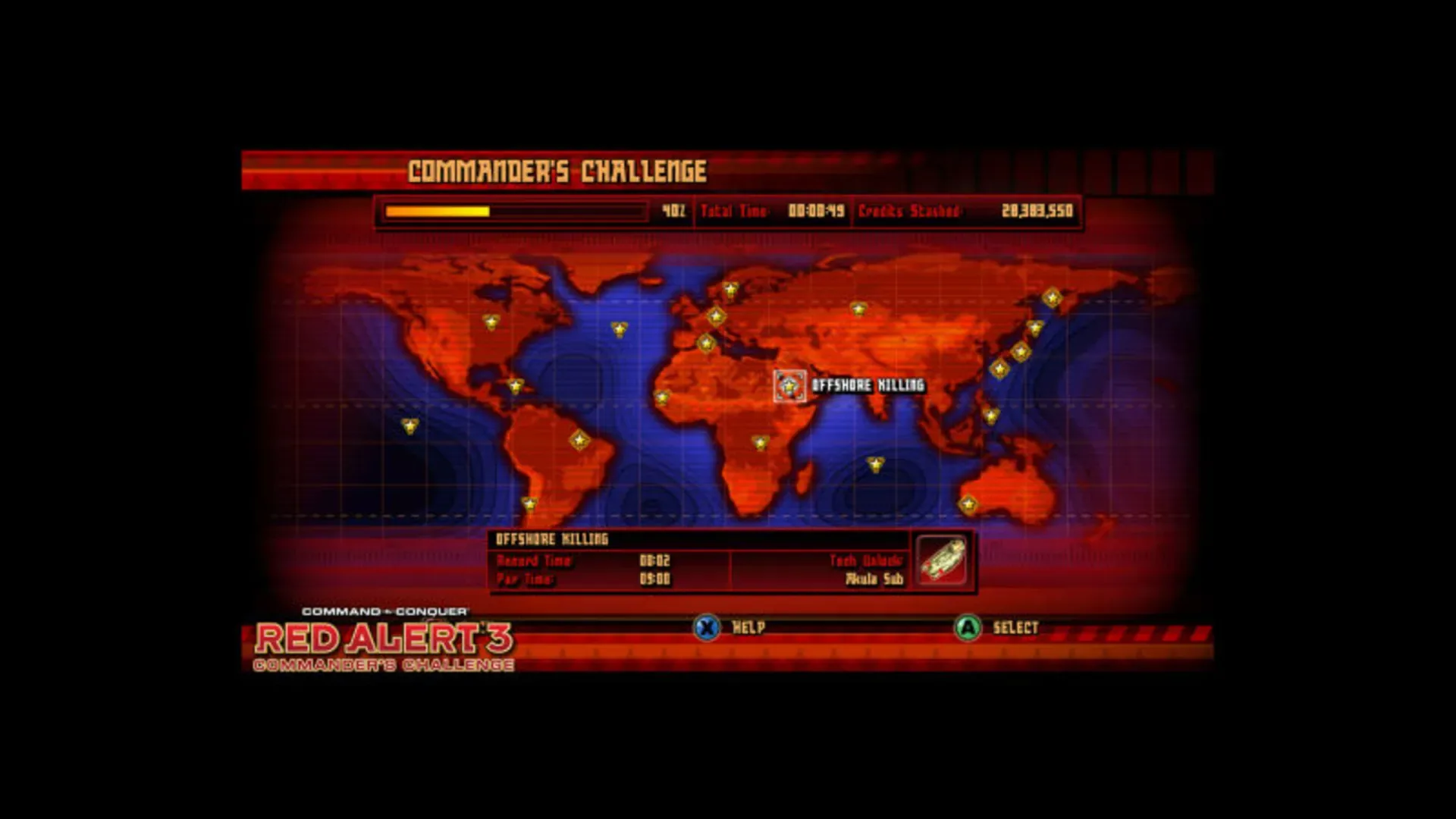 Captura de pantalla - Command & Conquer: Red Alert 3 - Commander's Challenge