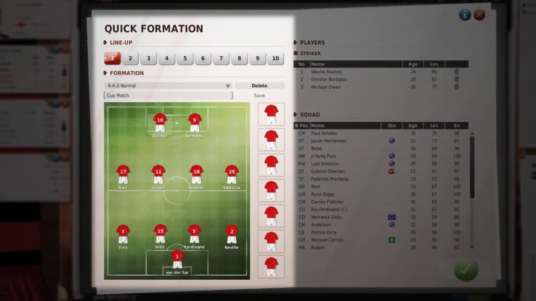 Captura de pantalla - FIFA Manager 11