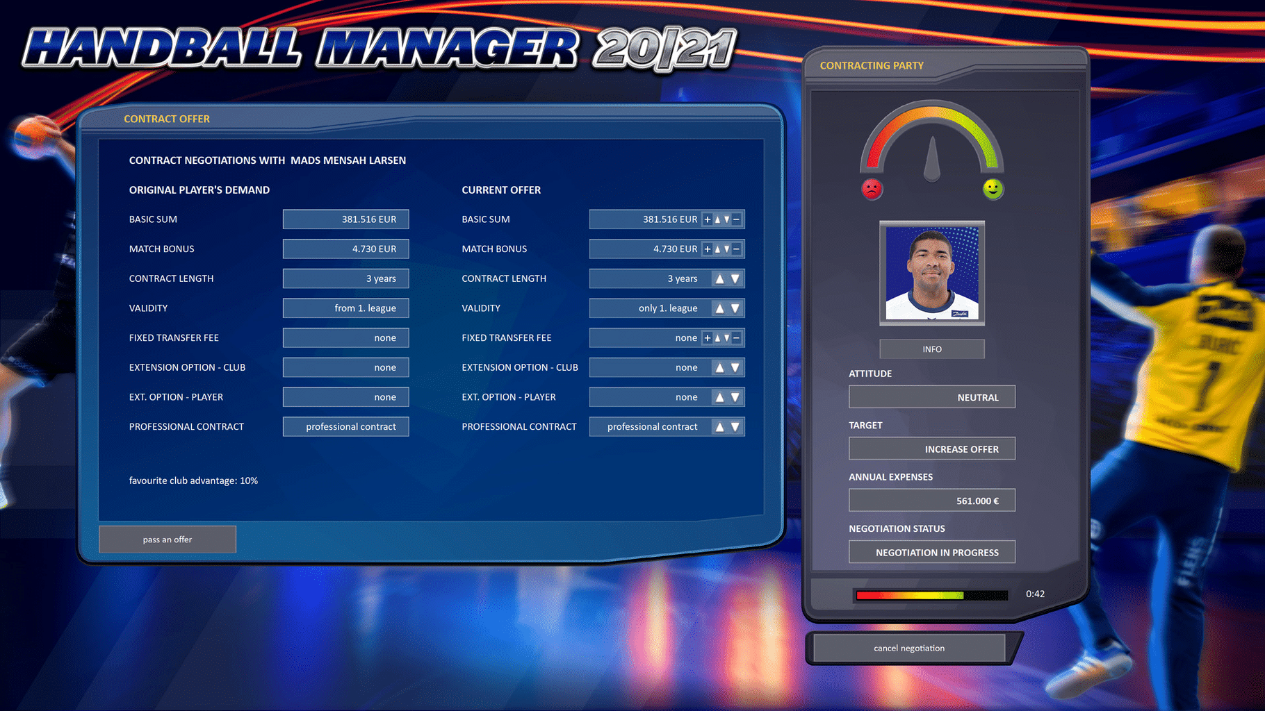 Handball Manager 2021 screenshot