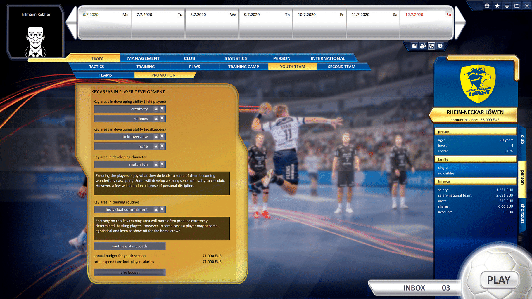 Handball Manager 2021 screenshot