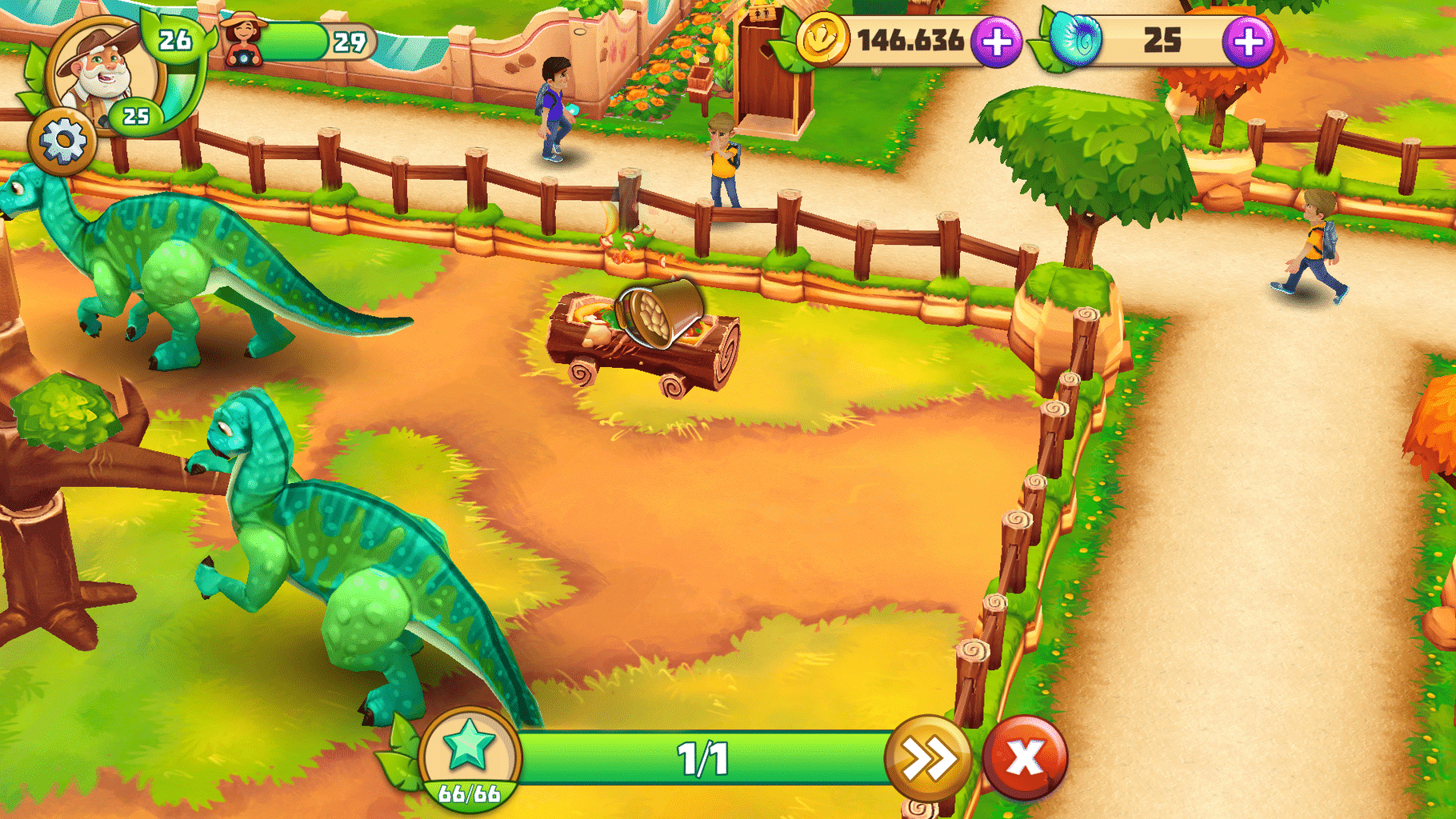 Dinosaur Park: Primeval Zoo screenshot