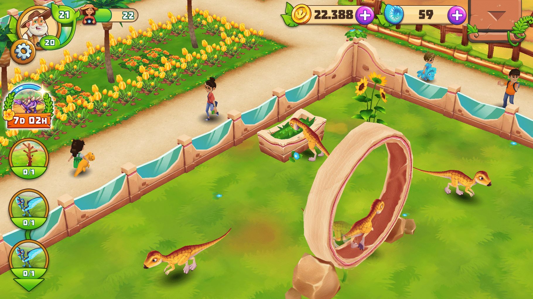 Dinosaur Park: Primeval Zoo screenshot