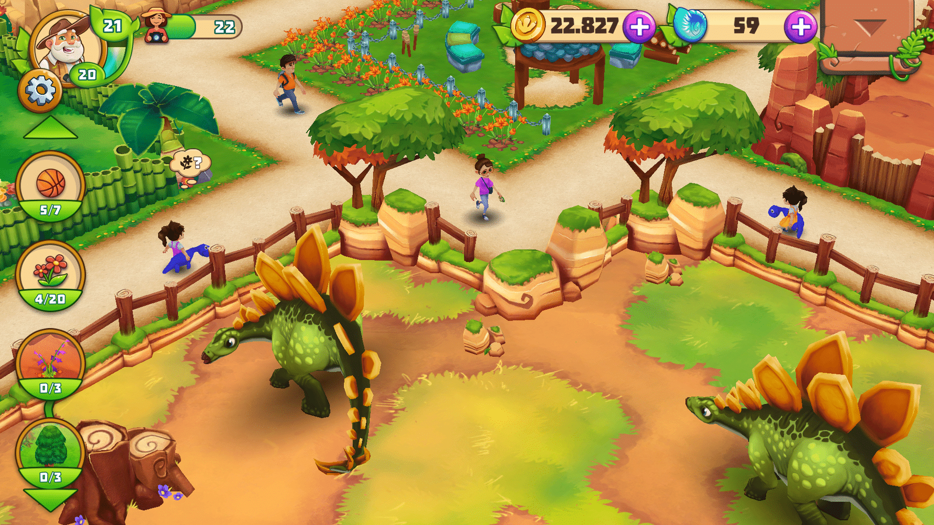 Dinosaur Park: Primeval Zoo screenshot