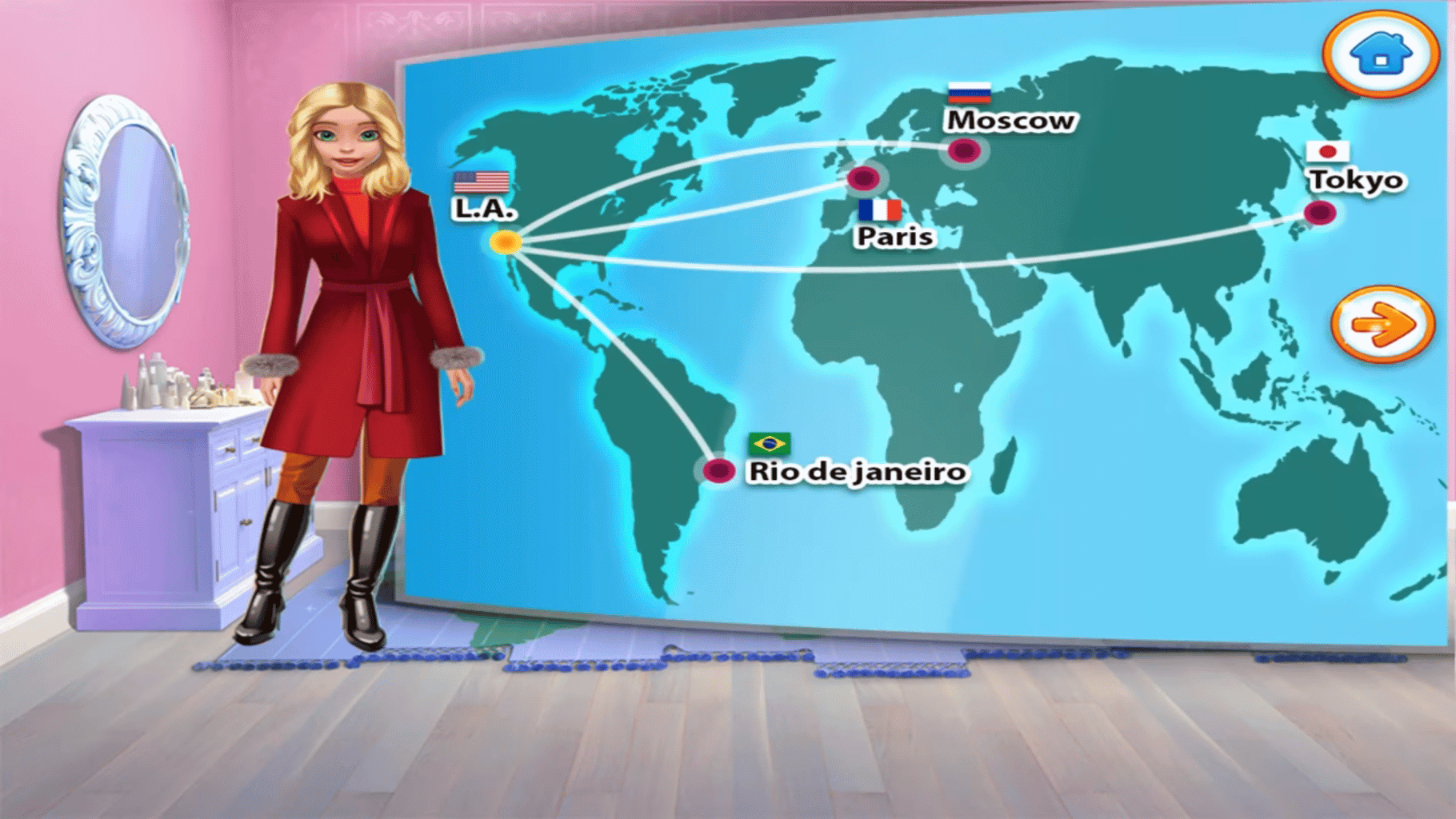 Sky Girls: Flight Attendants screenshot