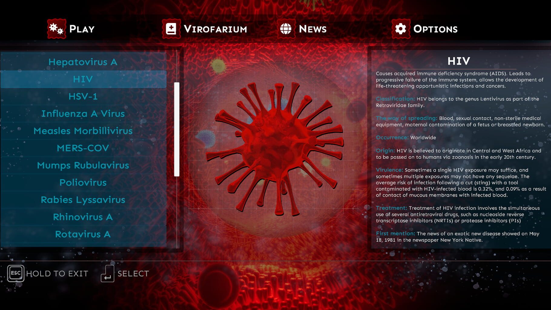 Invirium screenshot