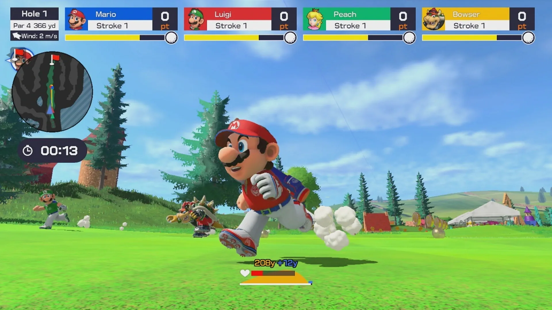 Captura de pantalla - Mario Golf: Super Rush