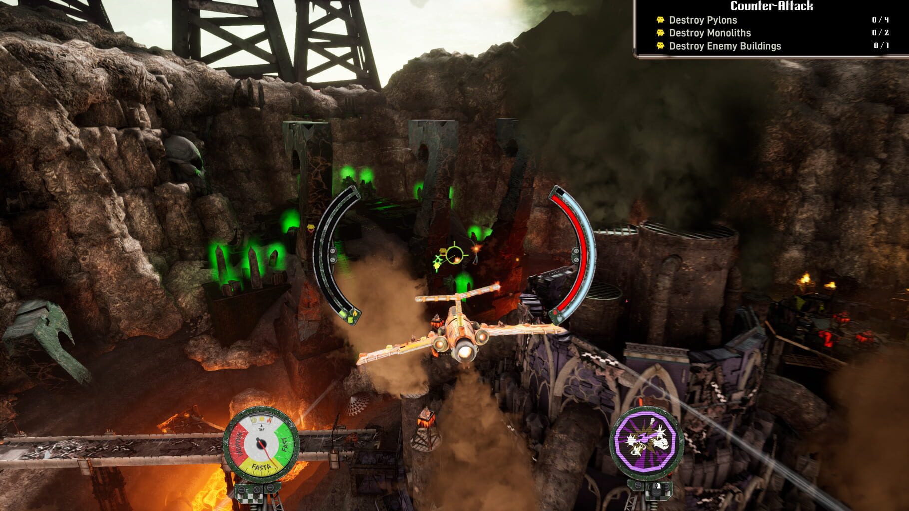 Captura de pantalla - Warhammer 40,000: Dakka Squadron - Flyboyz Edition