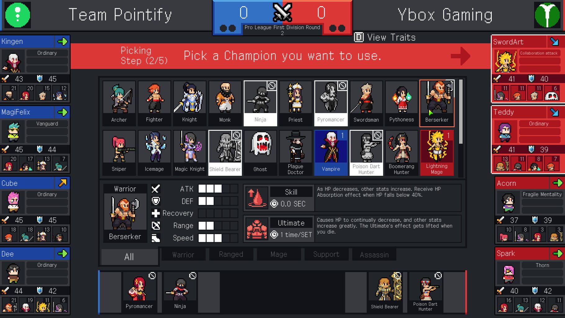 Teamfight Manager screenshot