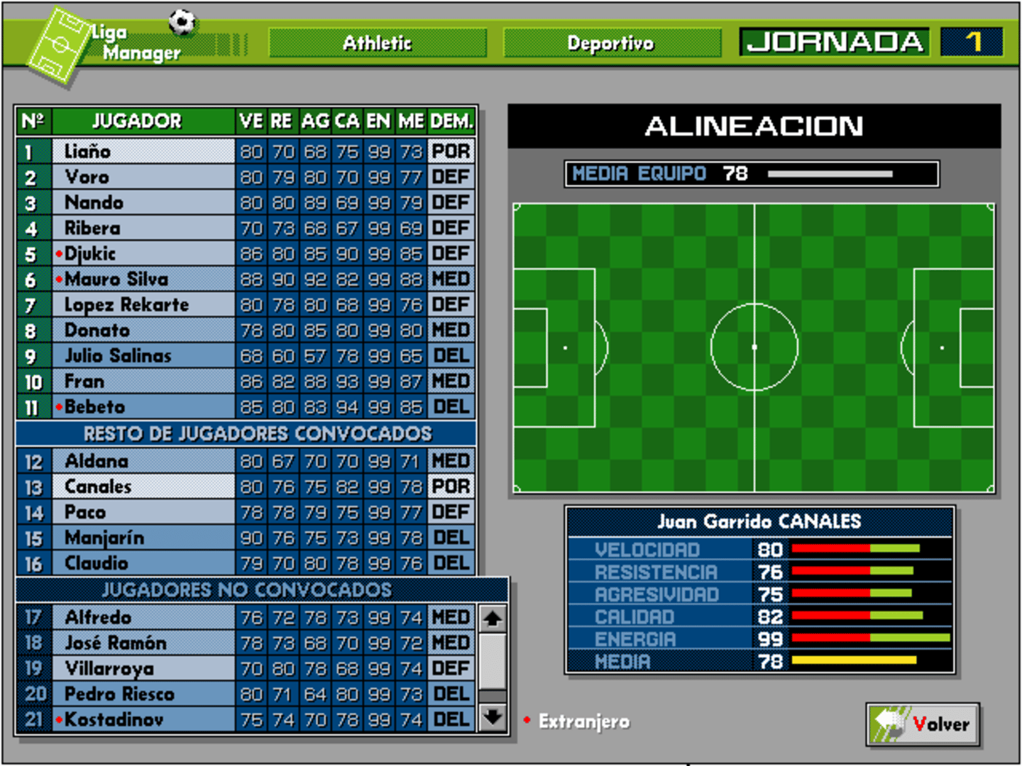 PC Fútbol 3.0 screenshot