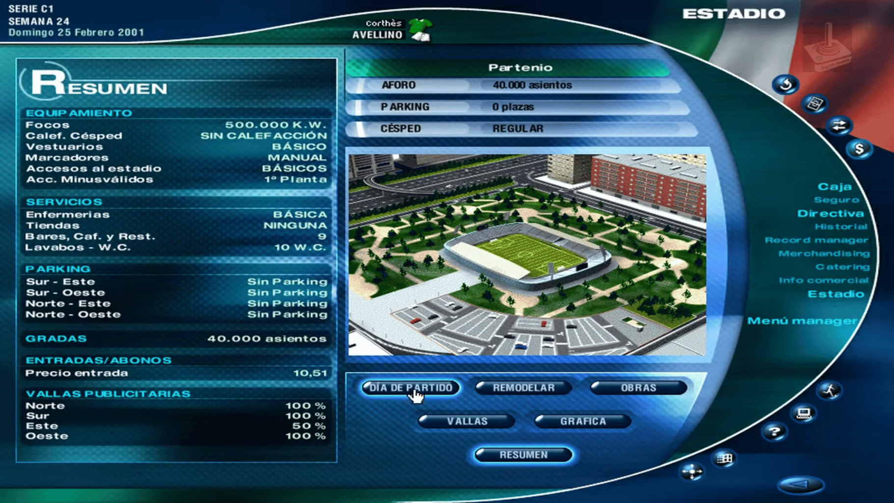 PC Fútbol 2000 screenshot