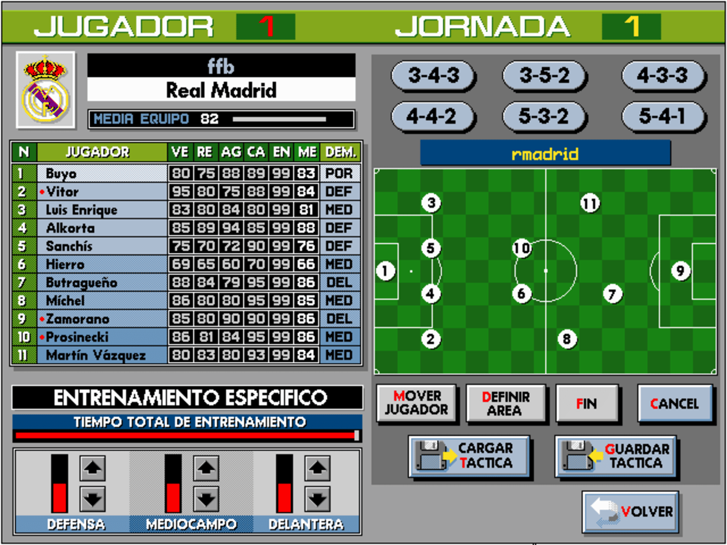 PC Fútbol Edición Oro screenshot