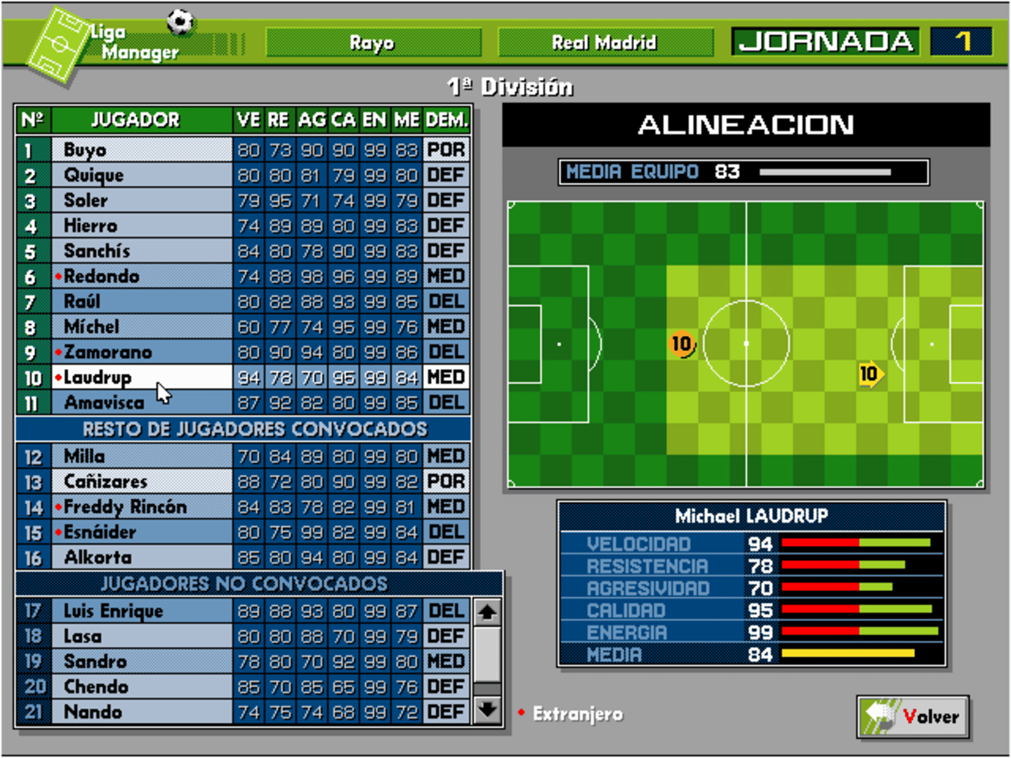 PC Fútbol Edición Oro screenshot