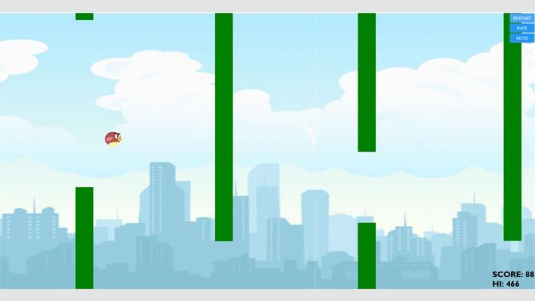 Captura de pantalla - Flappy: The Angry Bird