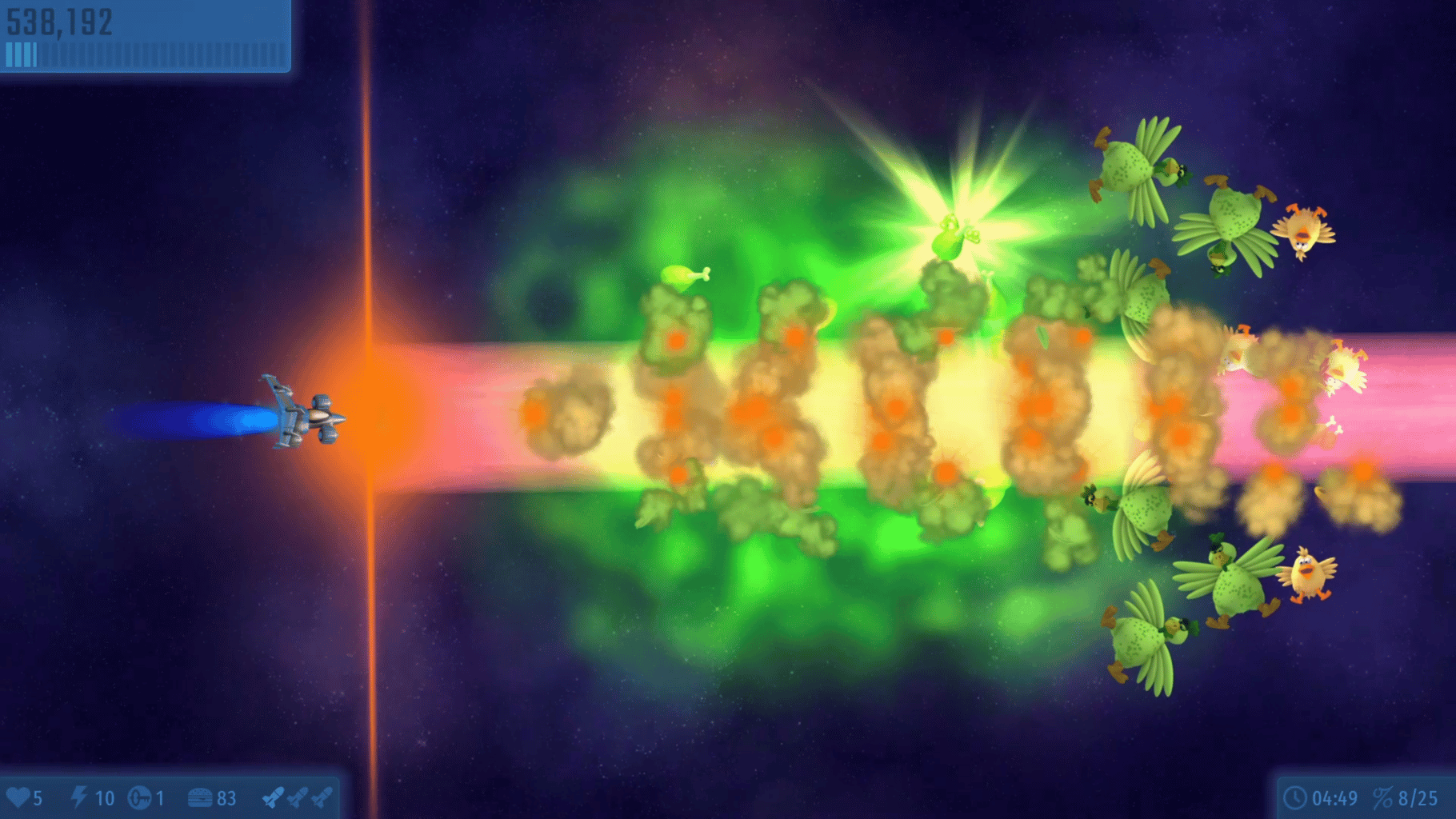 Chicken Invaders Universe screenshot