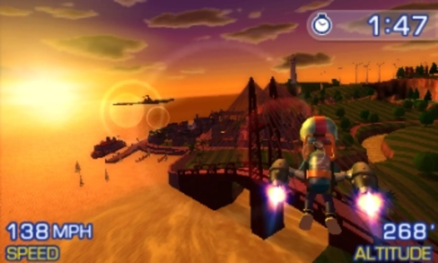 Captura de pantalla - Pilotwings Resort