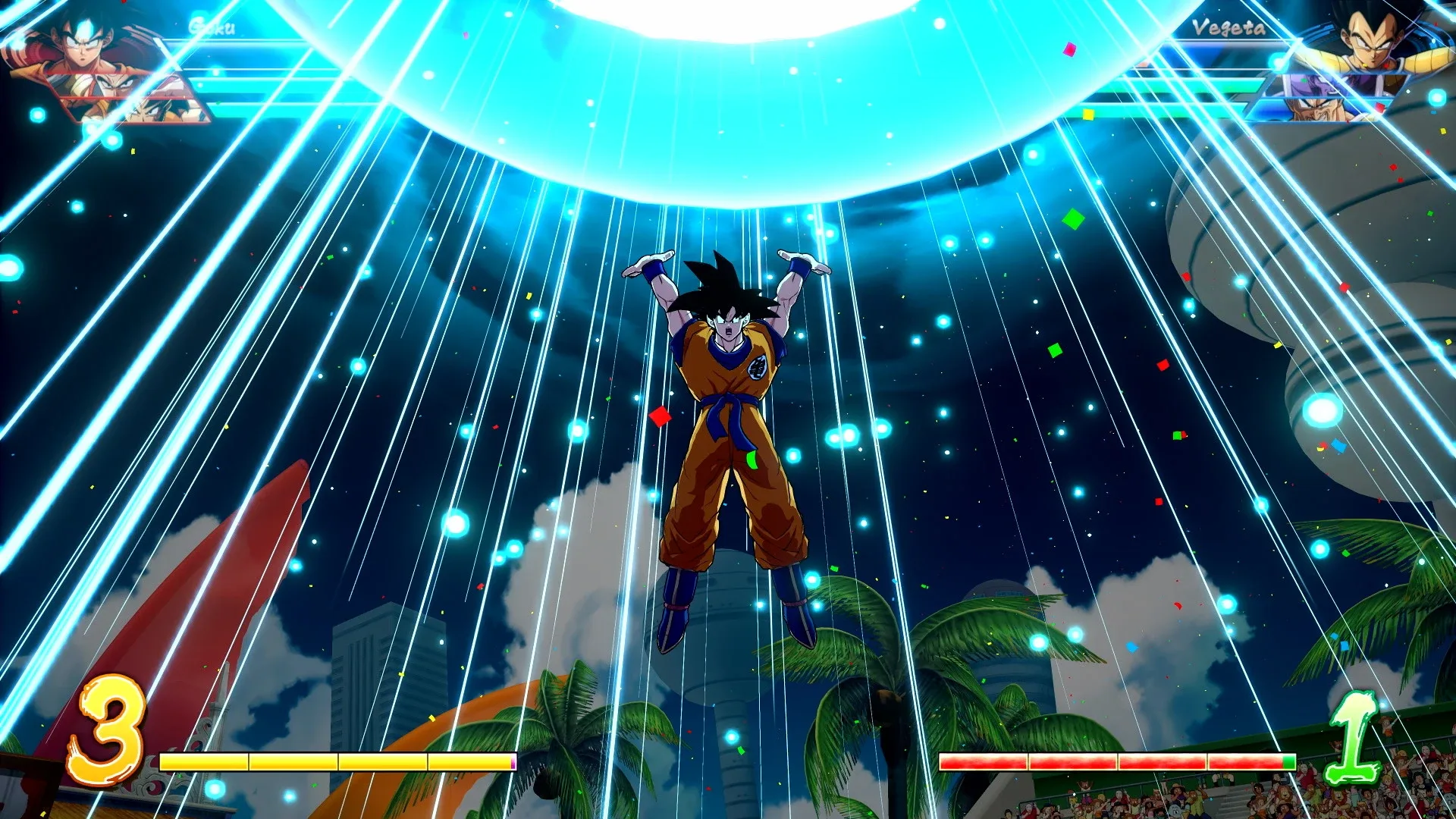 Captura de pantalla - Dragon Ball FighterZ: Goku