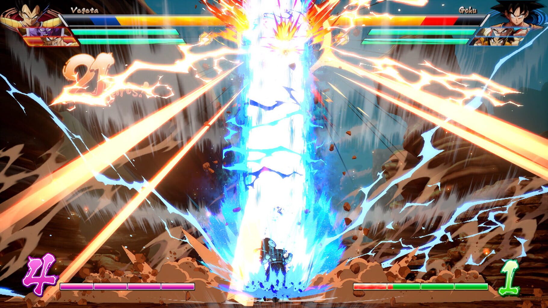 Captura de pantalla - Dragon Ball FighterZ: Vegeta