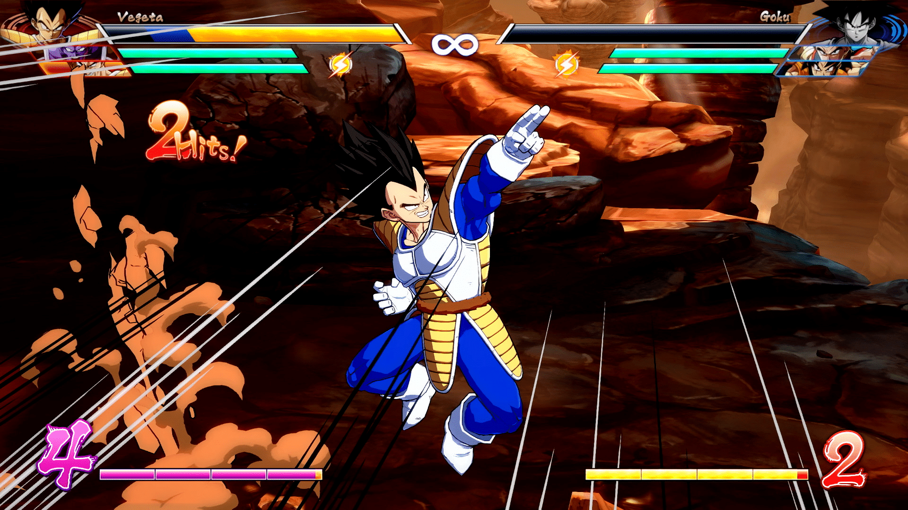 Dragon Ball FighterZ: Vegeta screenshot