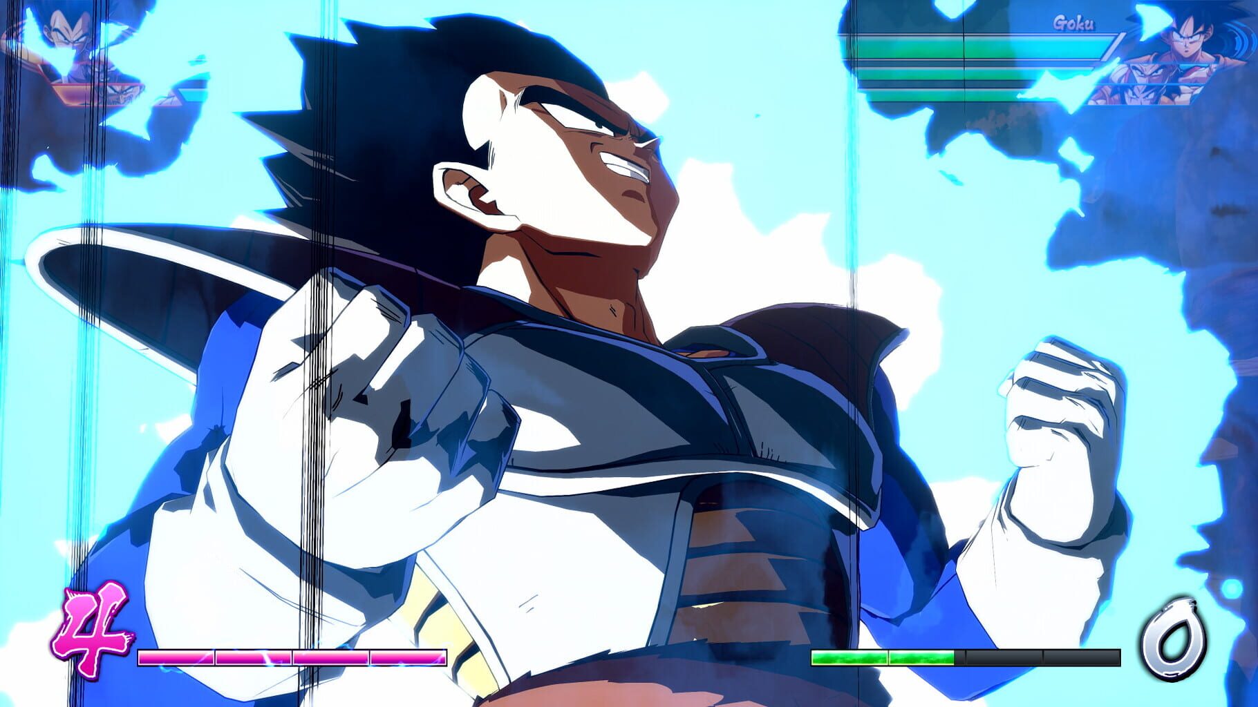 Captura de pantalla - Dragon Ball FighterZ: Vegeta