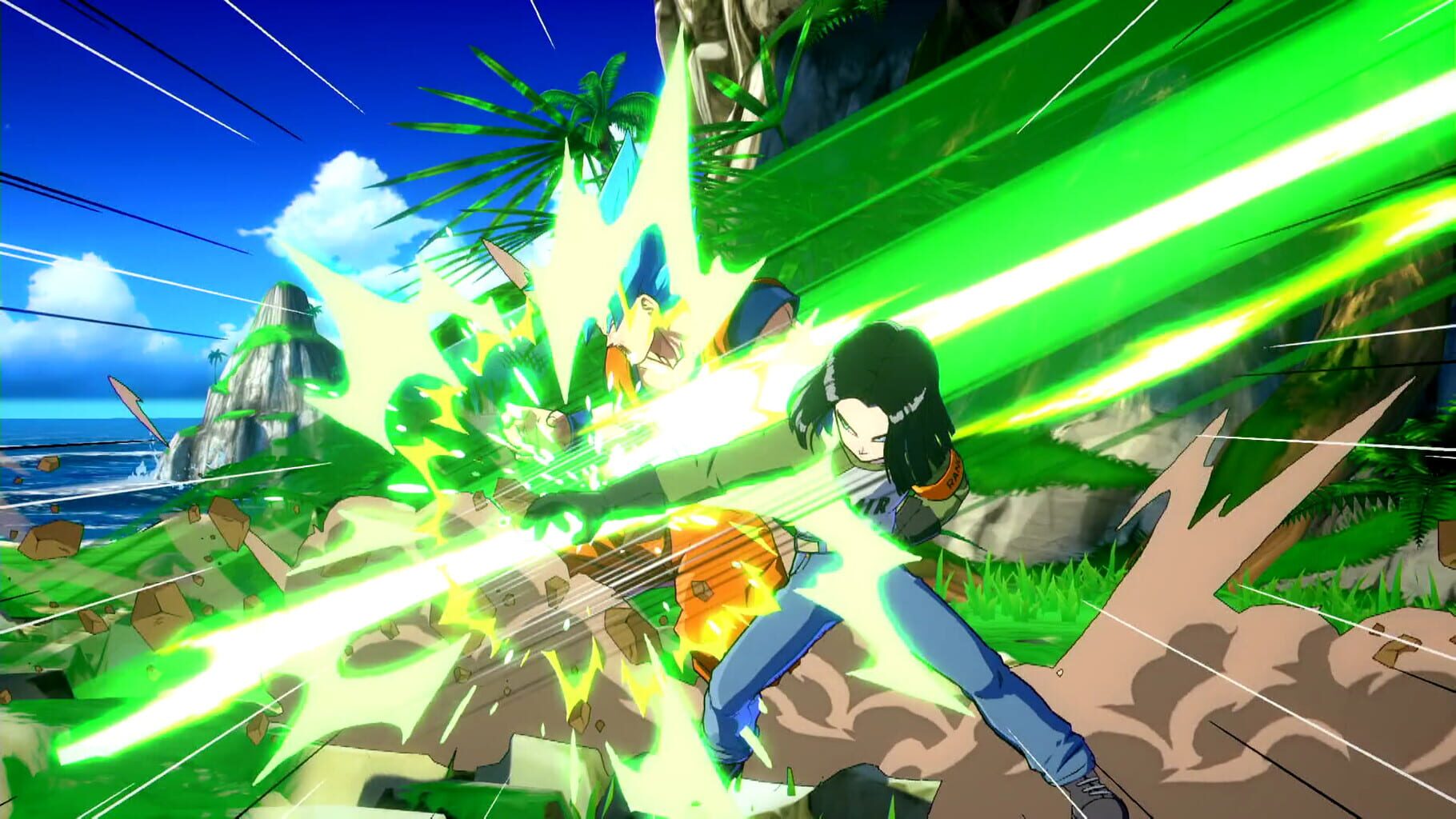 Captura de pantalla - Dragon Ball FighterZ: Android 17
