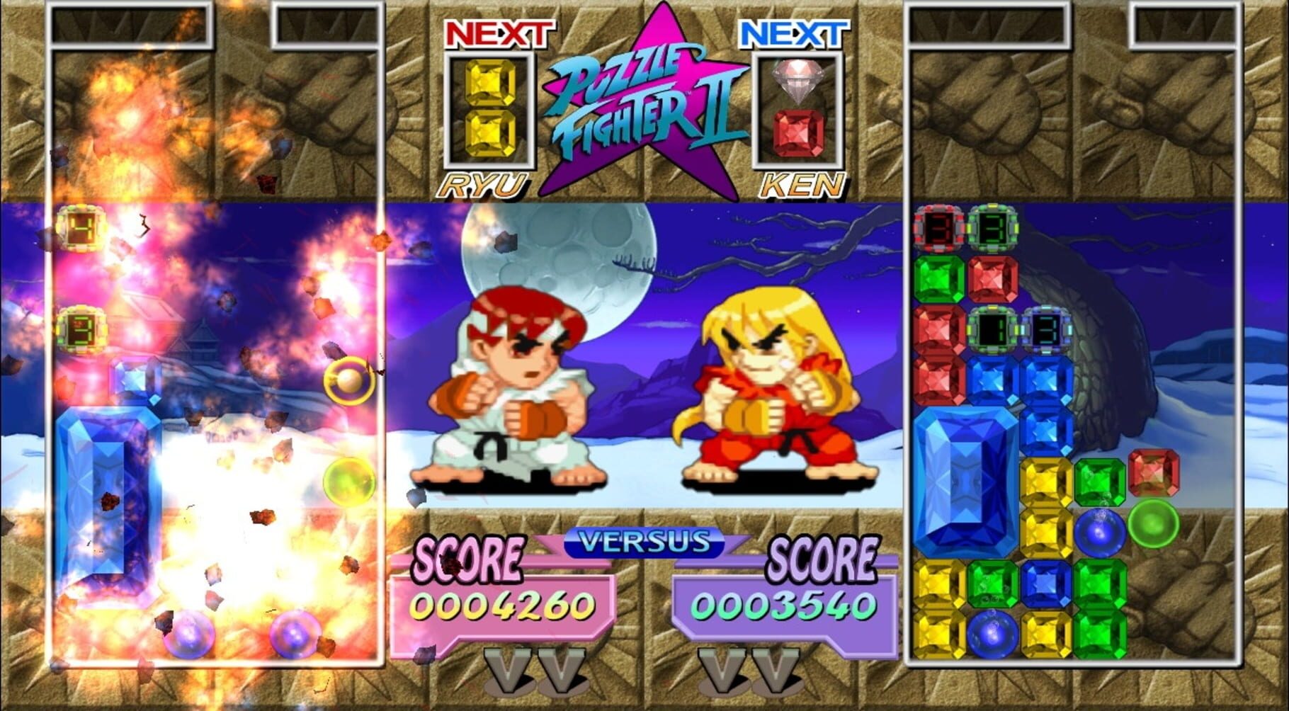 Captura de pantalla - Super Puzzle Fighter II Turbo HD Remix