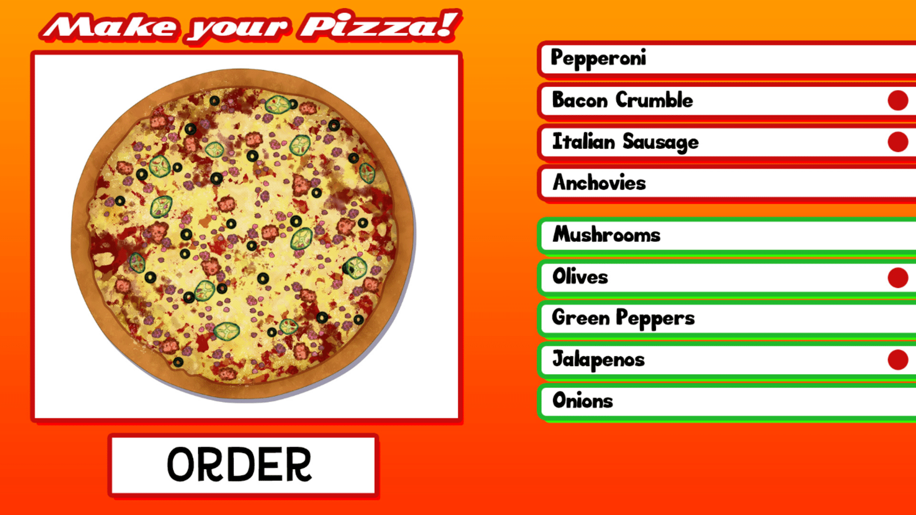 Order A Pizza: A Visual Novel screenshot