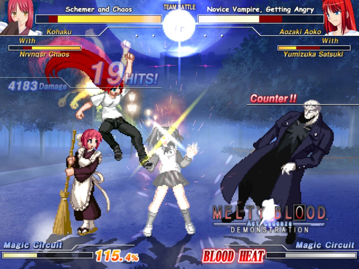 Captura de pantalla - Melty Blood Act Cadenza Ver. B