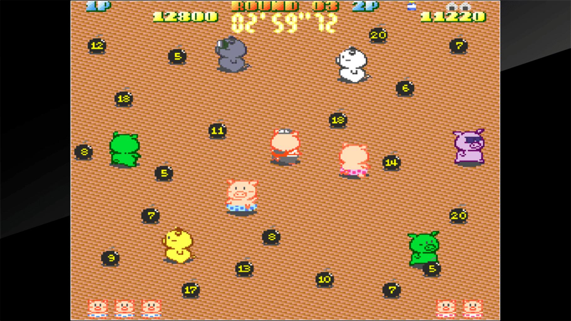 Arcade Archives: Buta san screenshot