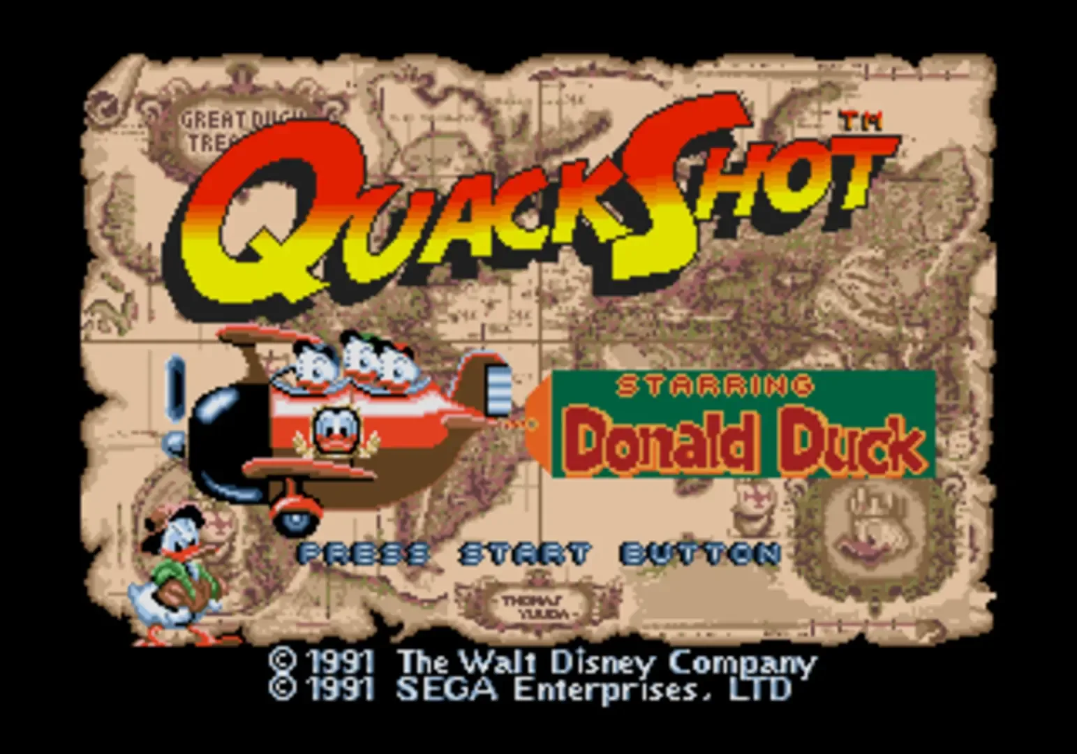 Captura de pantalla - QuackShot Starring Donald Duck
