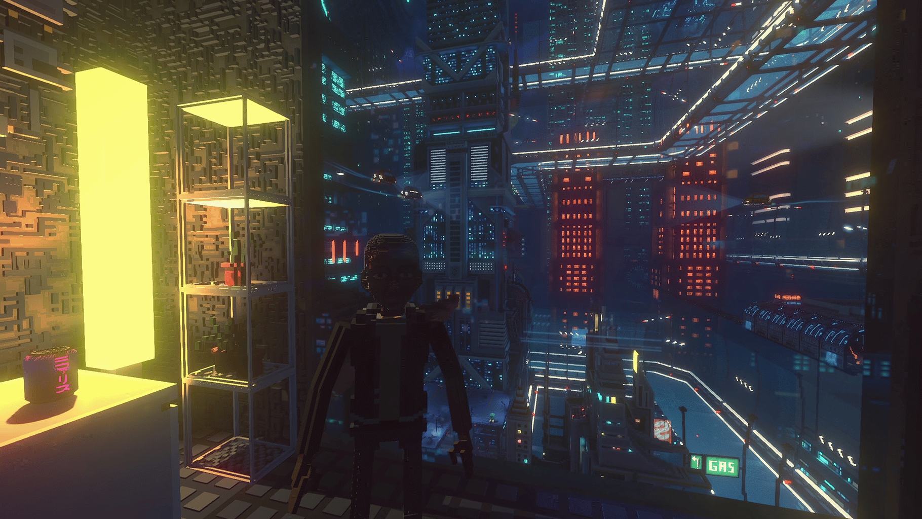 Cloudpunk: City of Ghosts screenshot