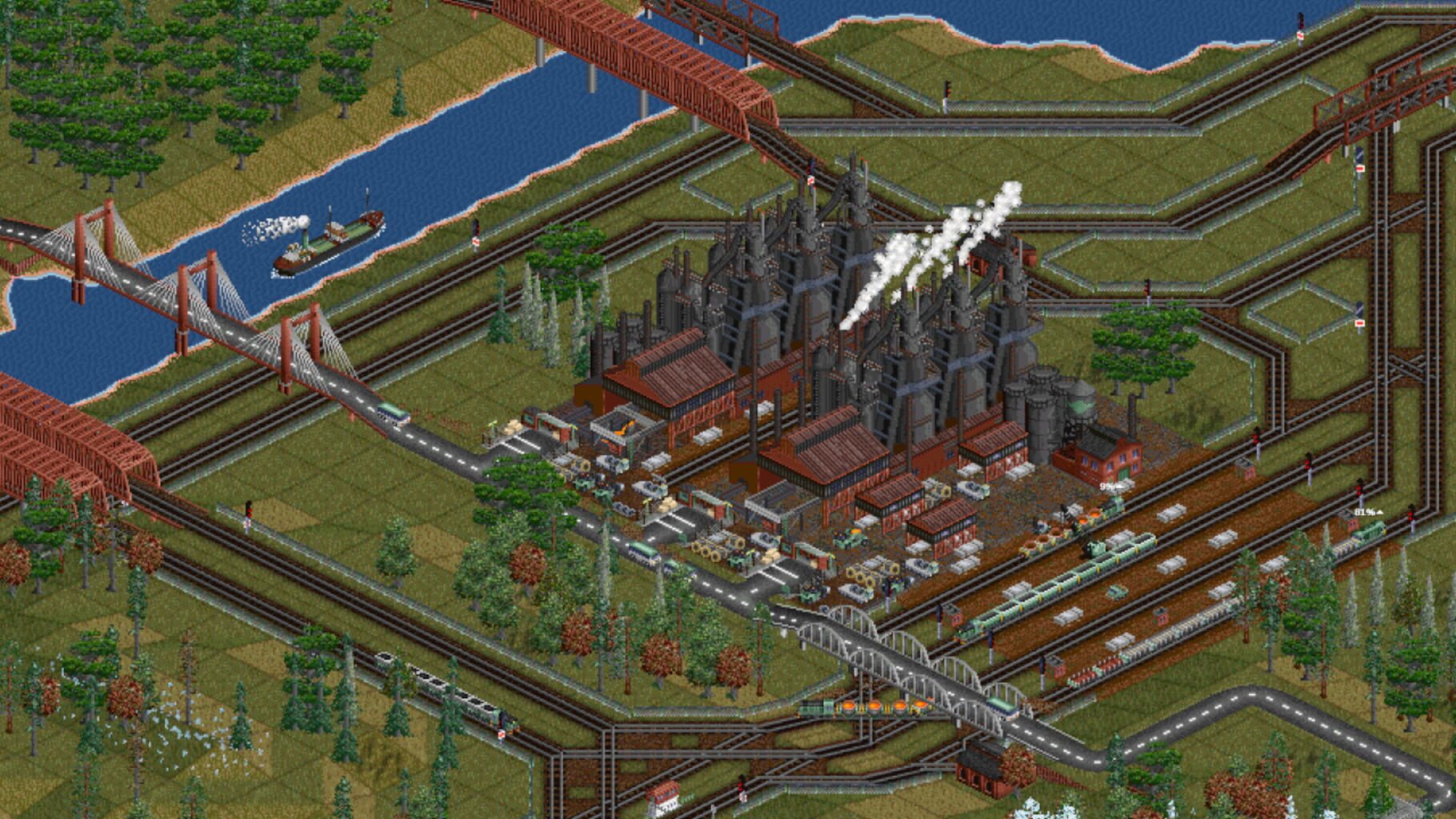 Captura de pantalla - OpenTTD