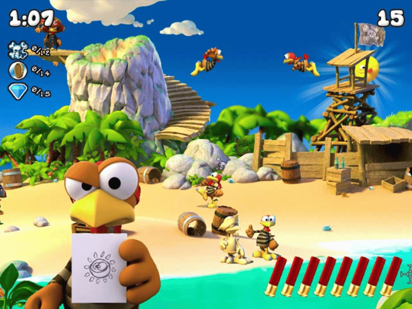 Crazy Chicken: Pirates screenshot