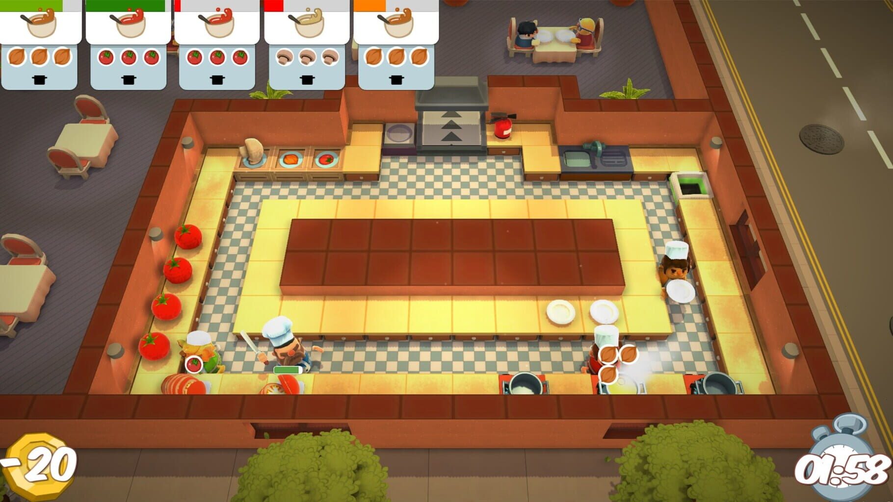 Captura de pantalla - Overcooked: Gourmet Edition