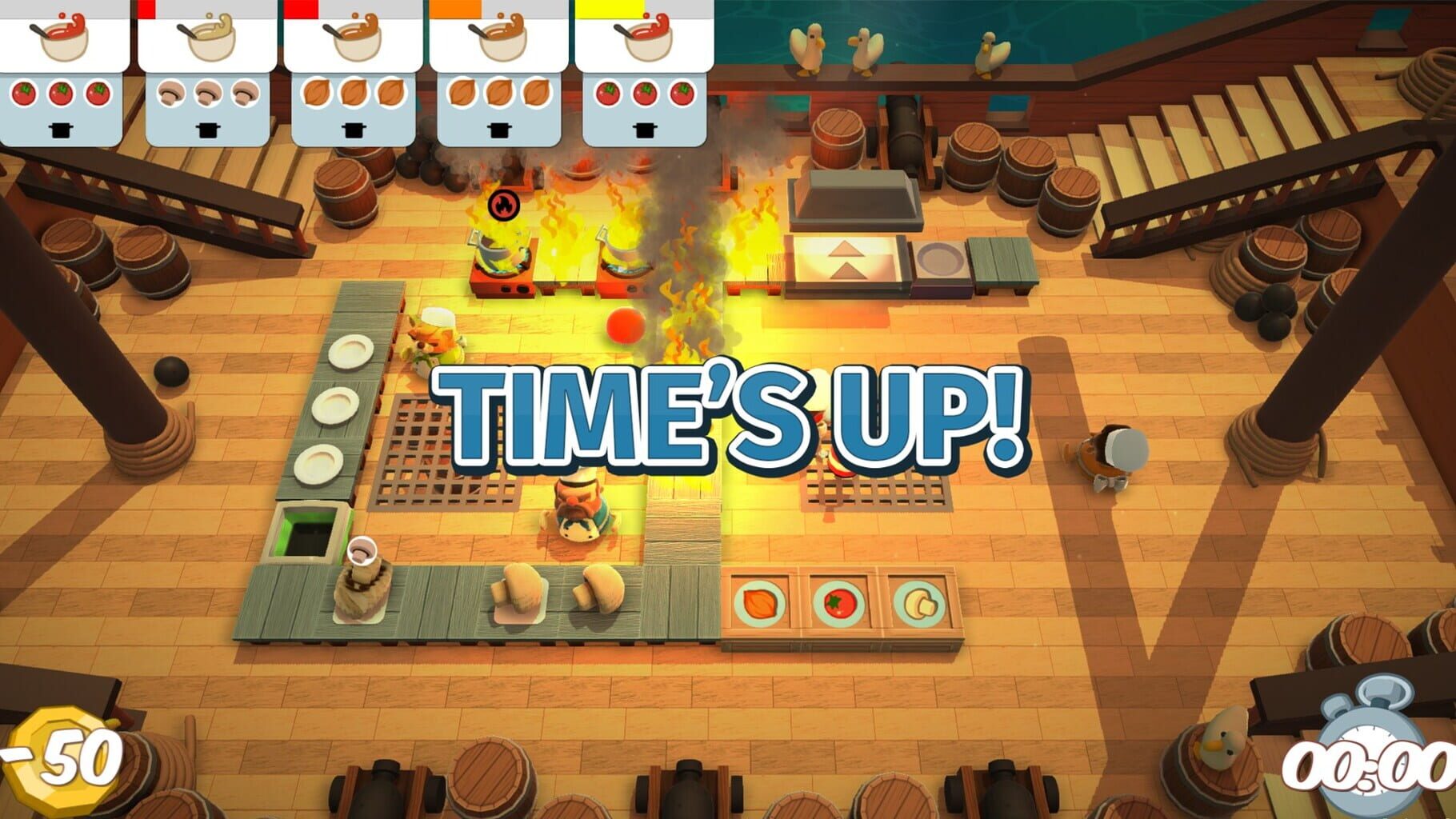 Captura de pantalla - Overcooked: Gourmet Edition