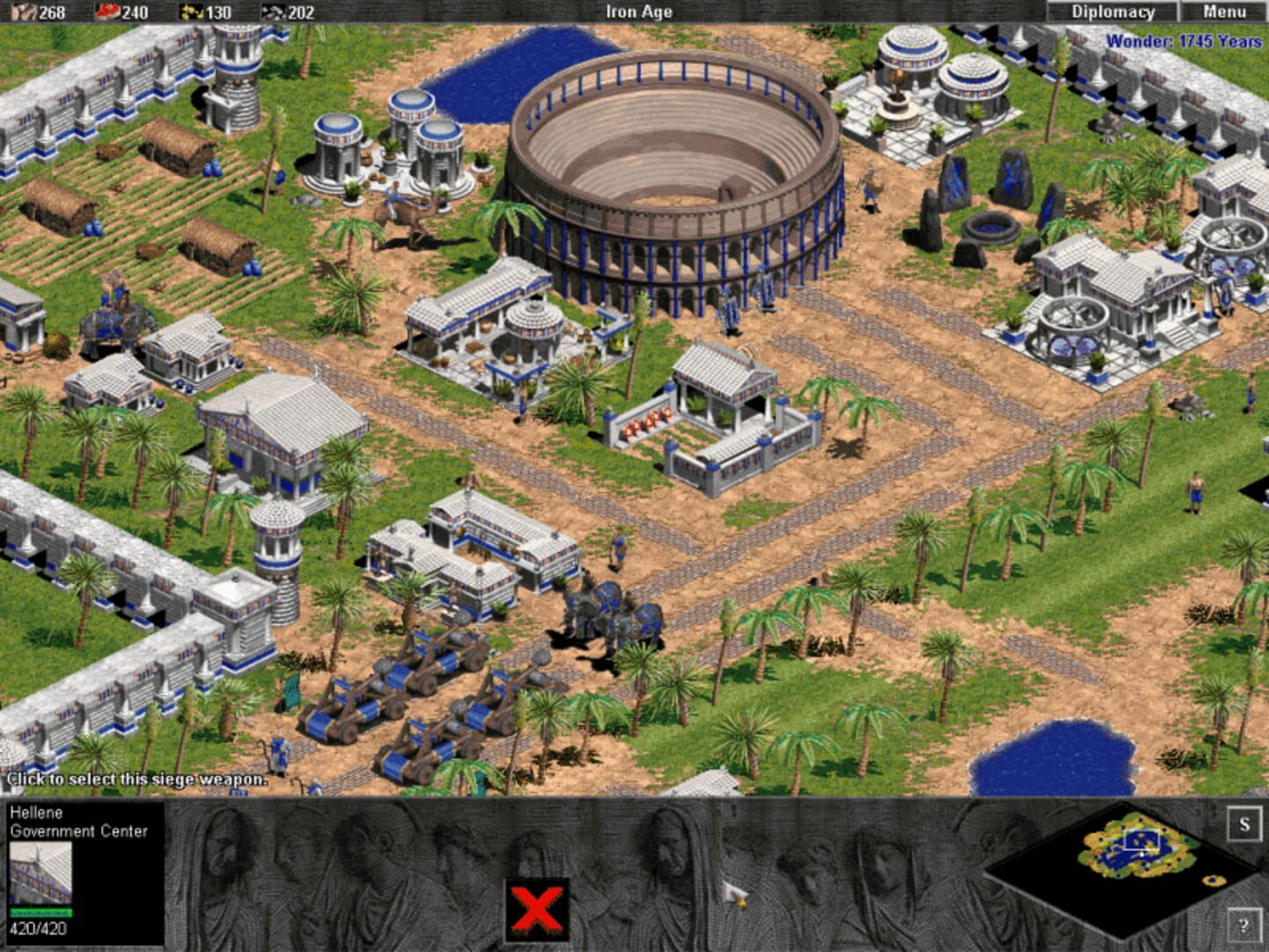 Captura de pantalla - Age of Empires: The Rise of Rome