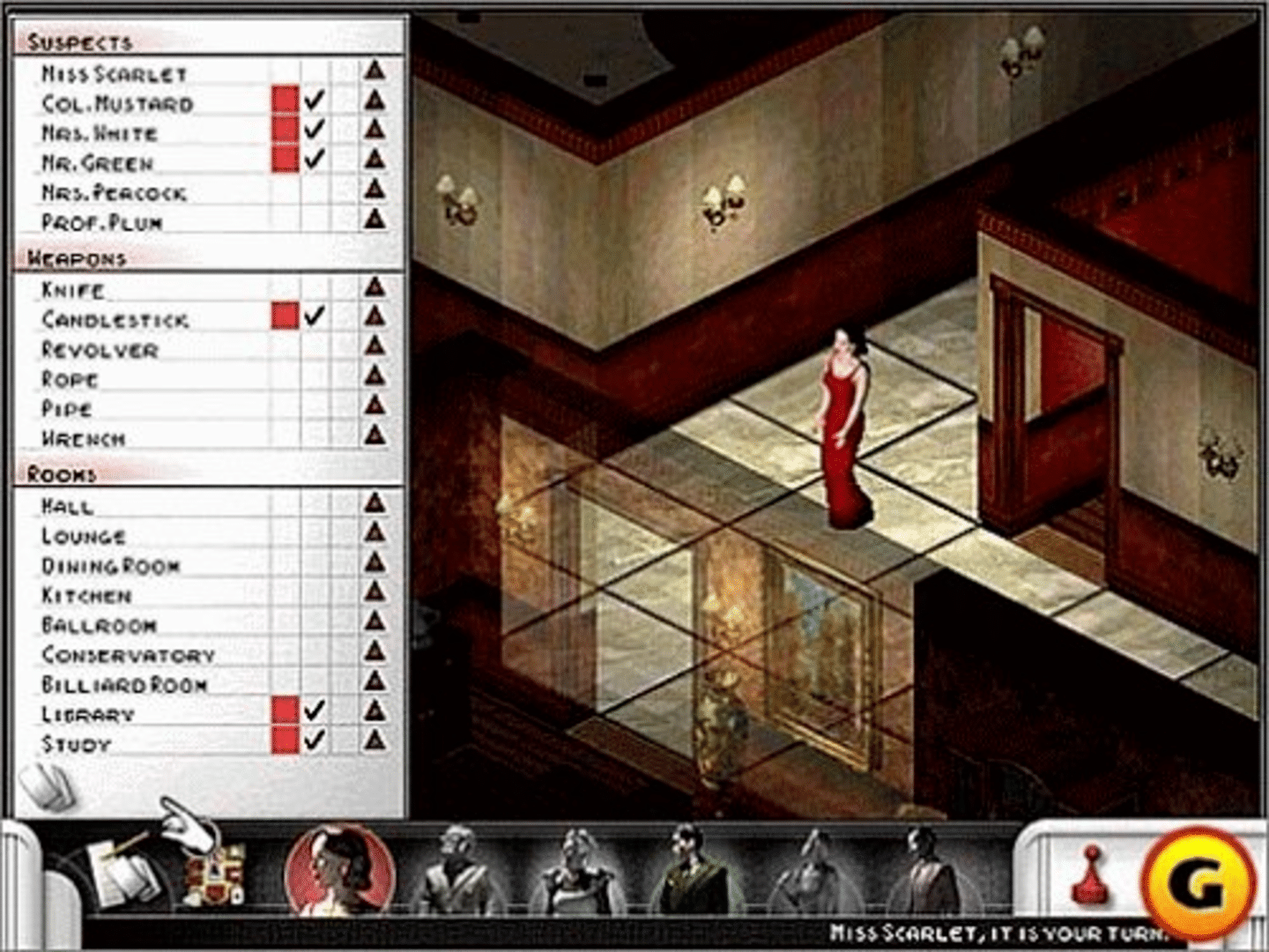 Clue Murder at Boddy Mansion screenshot