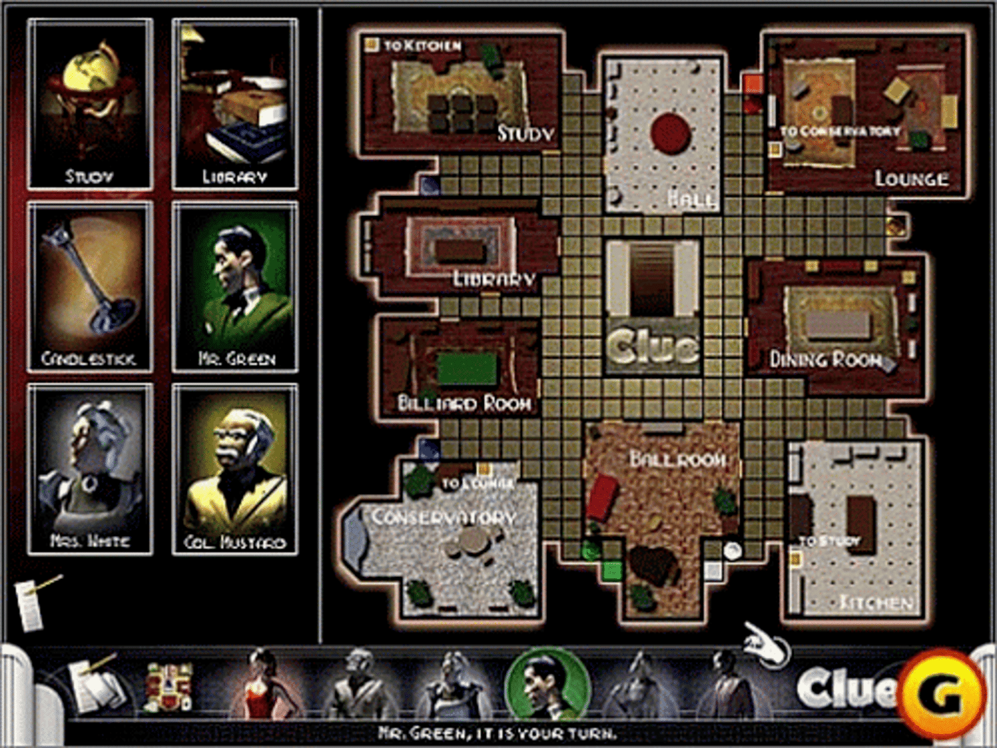 Clue Murder at Boddy Mansion screenshot