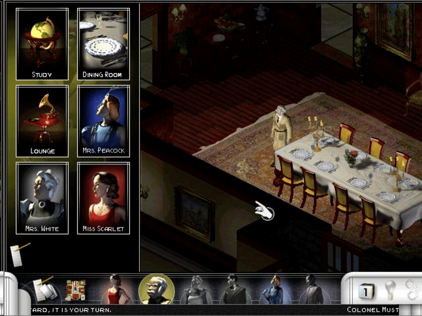 Clue Murder at Boddy Mansion screenshot