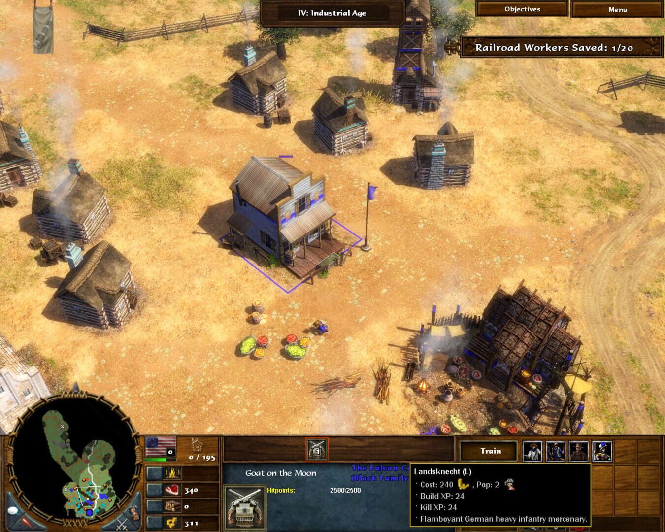 Captura de pantalla - Age of Empires III: The WarChiefs