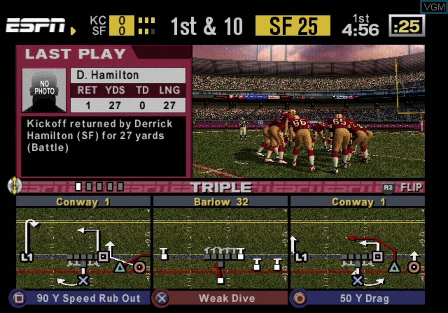 ESPN NFL 2K5 screenshot