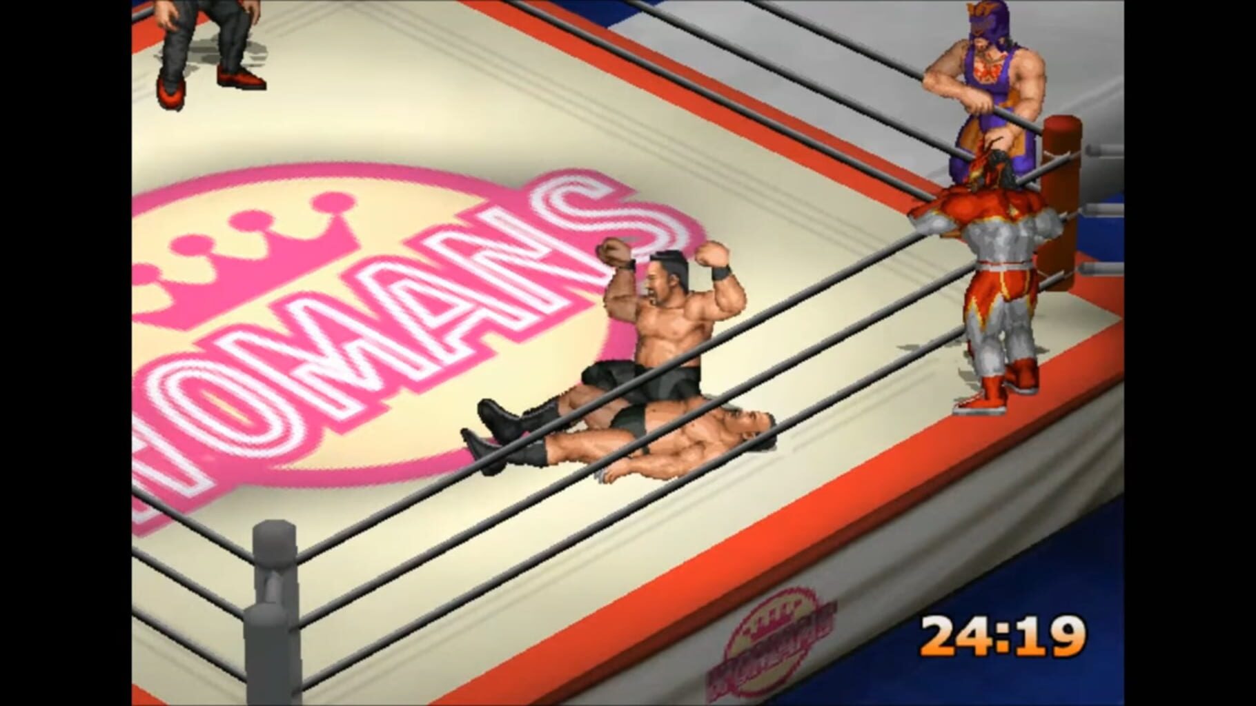 Captura de pantalla - Fire Pro Wrestling D