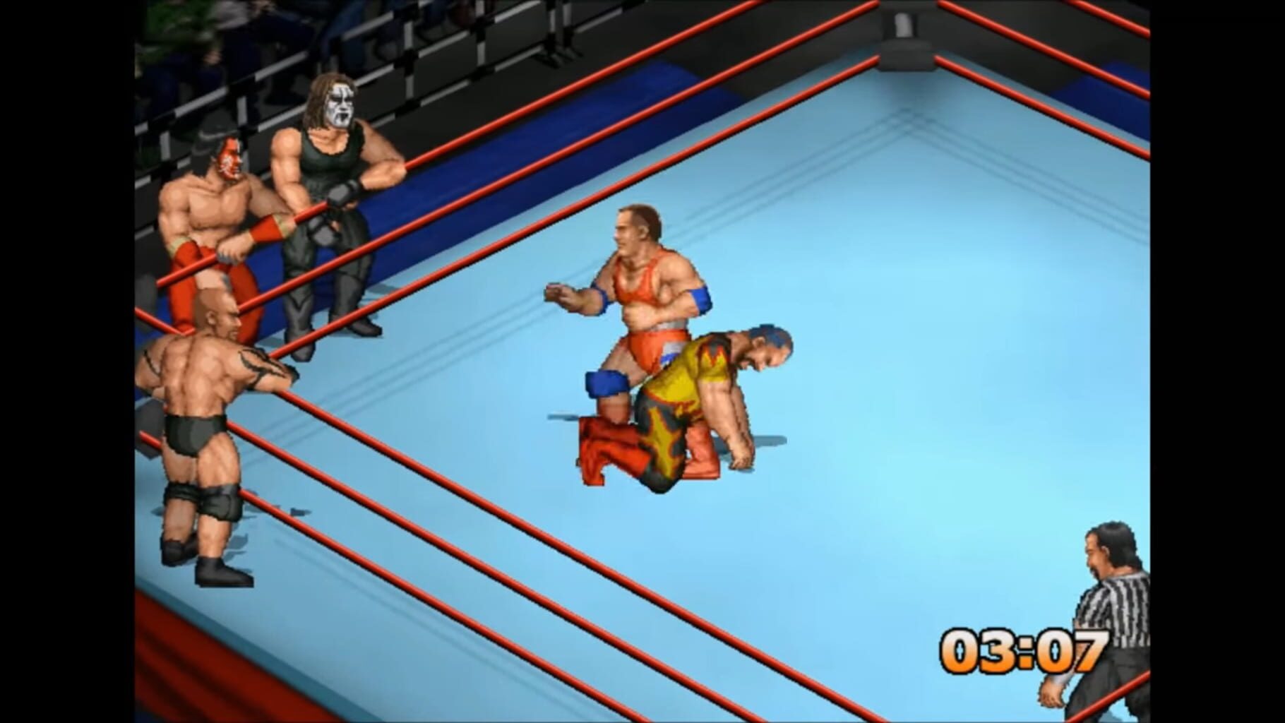 Captura de pantalla - Fire Pro Wrestling D