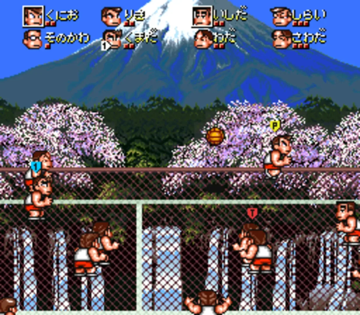 Captura de pantalla - Kunio's Dodgeball Time, C'mon Guys!