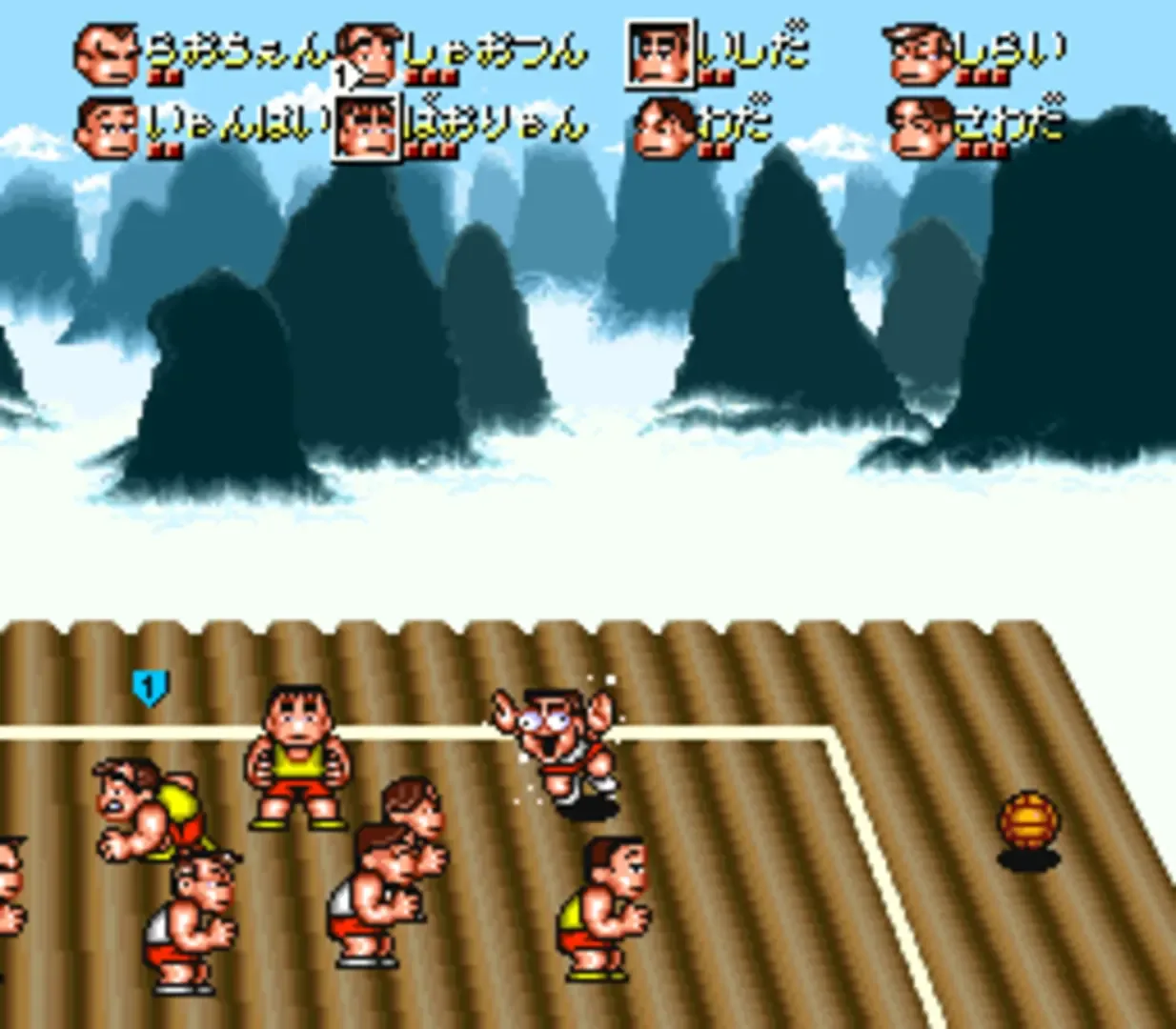 Captura de pantalla - Kunio's Dodgeball Time, C'mon Guys!